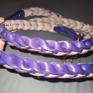 Braided Handmade Leather Dog Leash